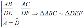 Bài tập: Các trường hợp đồng dạng của tam giác
