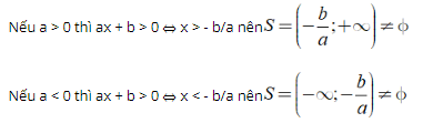 Lý thuyết: Bất phương trình bậc nhất một ẩn