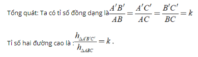 Lý thuyết: Các trường hợp đồng dạng của tam giác vuông