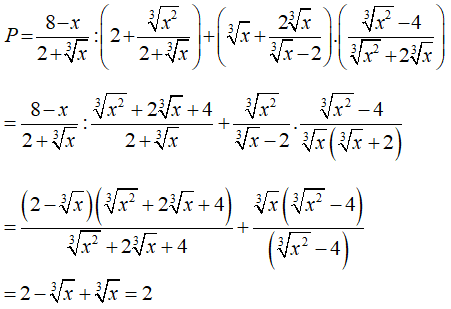 Bài tập: Căn bậc ba
