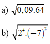Lý thuyết: Liên hệ giữa phép nhân và phép khai phương 