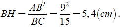 Lý thuyết: Một số hệ thức về cạnh và đường cao trong tam giác vuông