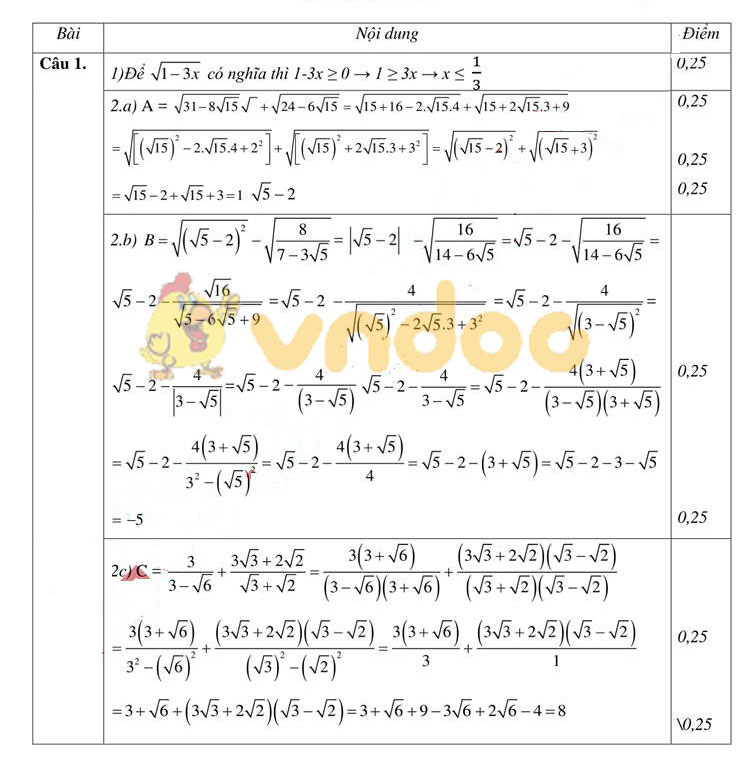 Đề thi KSCL lớp 9 môn Toán trường THCS Trên Mây năm học 2019 - 2020