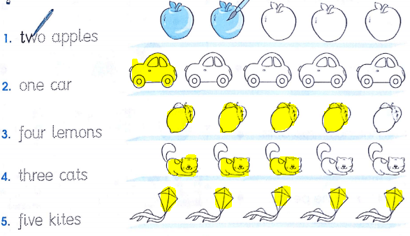 Phiếu bài tập cuối tuần môn Tiếng Anh lớp 2 Tuần 9