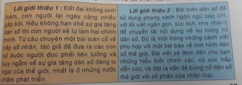 Soạn văn 8 bài Bài toán dân số VNEN