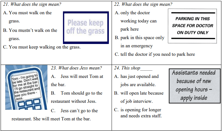 Đề thi giữa học kì 1 lớp 11 môn tiếng Anh năm 2019 - 2020