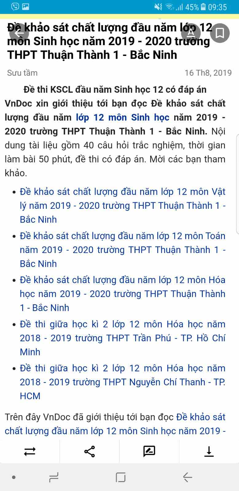 Hướng dẫn cách sử dụng app Giải bài tập VnDoc