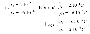  Chuyên đề: Lực tương tác tĩnh điện đề