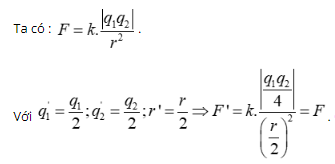 Chuyên đề: Lực tương tác tĩnh điện 
