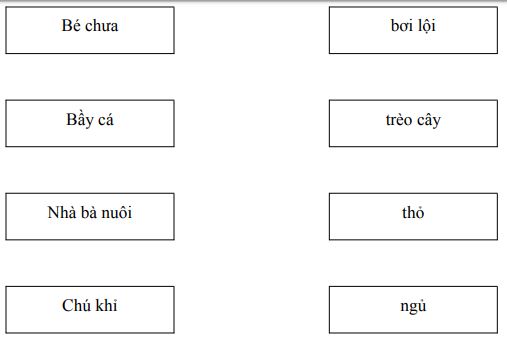 Đề thi giữa học kì 1 môn Tiếng Việt lớp 1 năm 2019 - 2020 - Đề 1