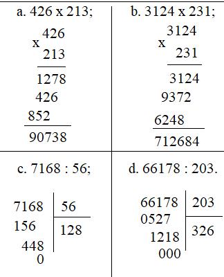 Giải Toán lớp 4 VNEN bài 58