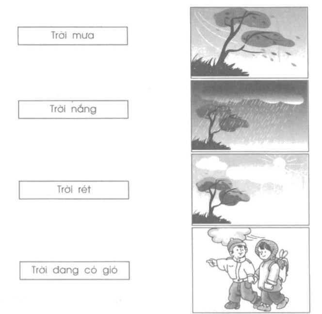 Giải vở bài tập Tự nhiên và Xã hội 1 bài 34