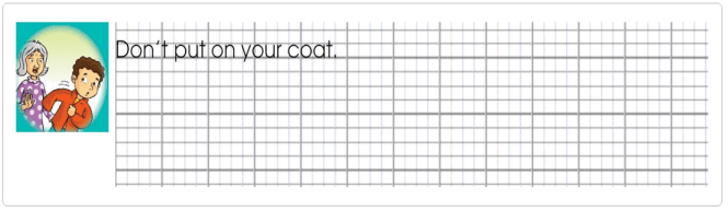 Tập viết Tiếng Anh lớp 3 Unit 8: It's hot today!