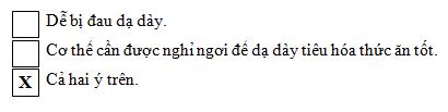 Giải Vở bài tập Tự nhiên và xã hội 2 bài 6: Tiêu hoá thức ăn