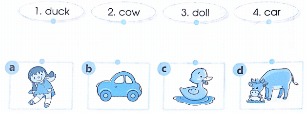 Phiếu bài tập cuối tuần môn Tiếng Anh lớp 1 Tuần 10