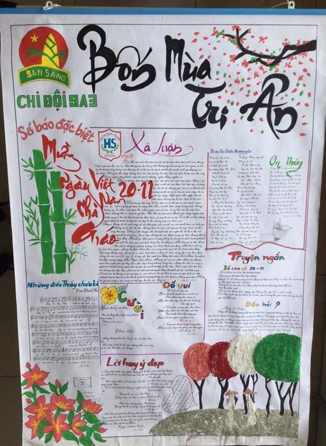 Mẫu báo tường 20-11