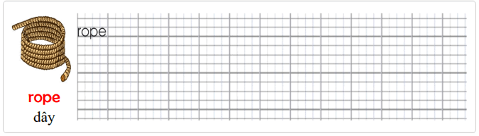 Tập viết Tiếng Anh lớp 3 Unit 9 What are you wearing?