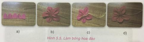 Soạn Công nghệ 9 bài Làm cành hoa đào (hoặc cành hoa mai) VNEN