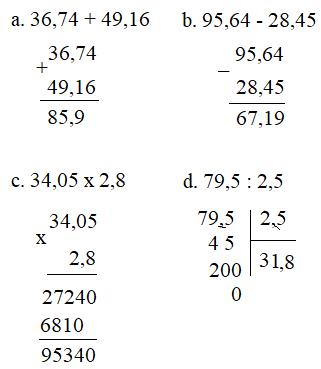 Giải Toán lớp 5 VNEN bài 57