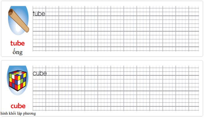 Tập viết Tiếng Anh lớp 3 Unit 10: You're sleeping