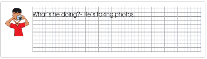 Tập viết Tiếng Anh lớp 3 Unit 10: You're sleeping