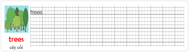 Tập viết Tiếng Anh lớp 4 Unit 10 In The Park