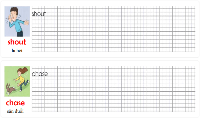 Tập viết Tiếng Anh lớp 4 Unit 10 In The Park