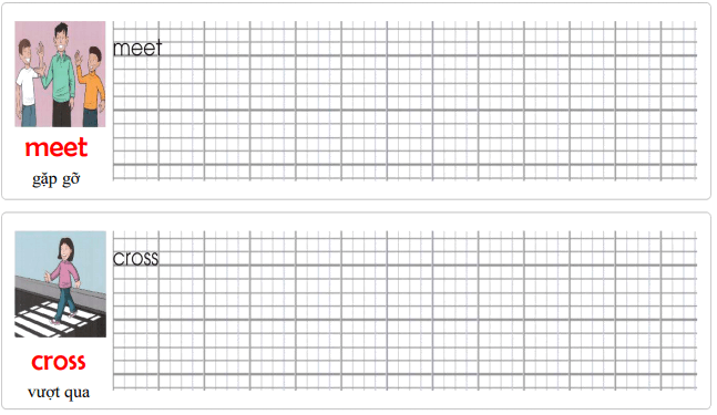 Tập viết Tiếng Anh lớp 4 Unit 10 In The Park