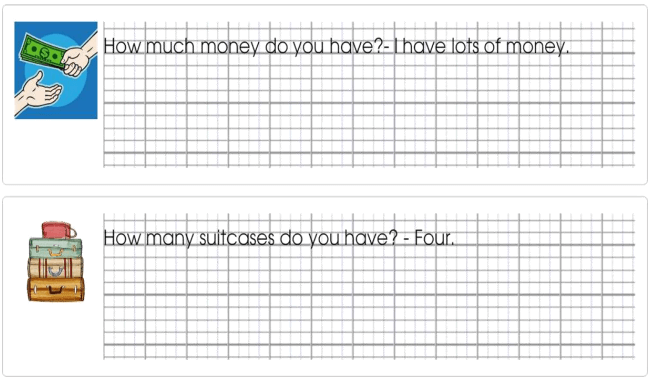 Tập viết Tiếng Anh lớp 5 Unit 10 How much time do you have?