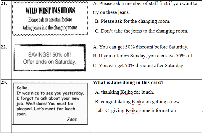 Đề kiểm tra 1 tiết tiếng Anh lớp 11 lần 2 năm 2019 - 2020