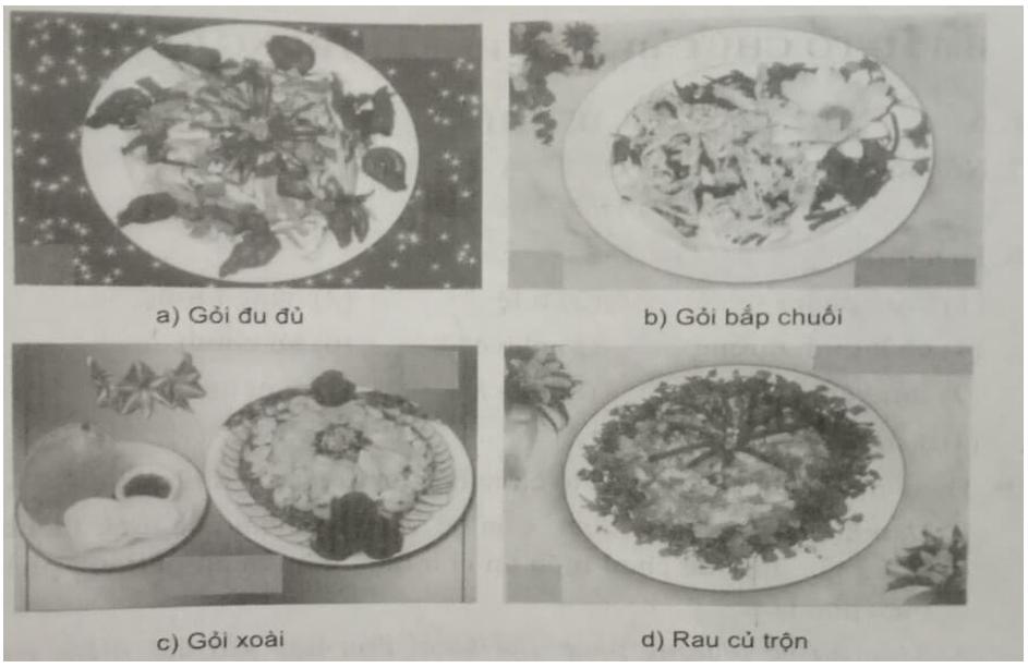 Thực hành - Trộn hỗn hợp nộm rau muống