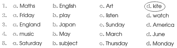 Bài tập cuối tuần môn Tiếng Anh lớp 4 Tuần 12