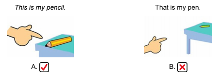 Kiểm tra tiếng Anh lớp 3 Unit 8 This is my pen