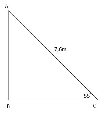 Soạn Toán 9 bài 7 Ứng dụng thực tế các tỉ số lượng giác của góc nhọn VNEN