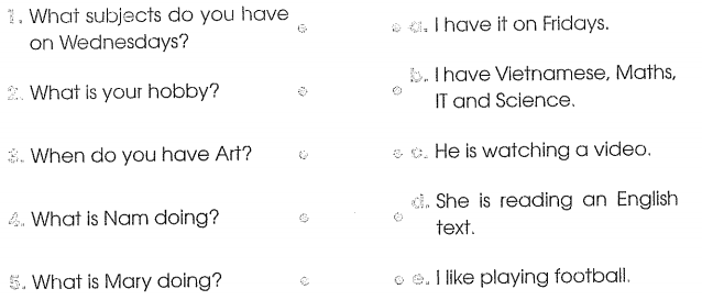 Bài tập cuối tuần môn Tiếng Anh lớp 4 Tuần 13