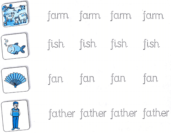 Phiếu bài tập cuối tuần môn Tiếng Anh lớp 1 Tuần 13
