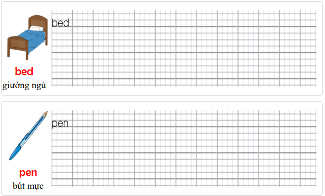 Tập viết Tiếng Anh lớp 2 Unit 11: I like monkeys!