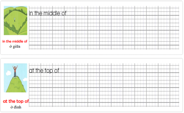 Tập viết Tiếng Anh lớp 4 Unit 11 In The Museum!