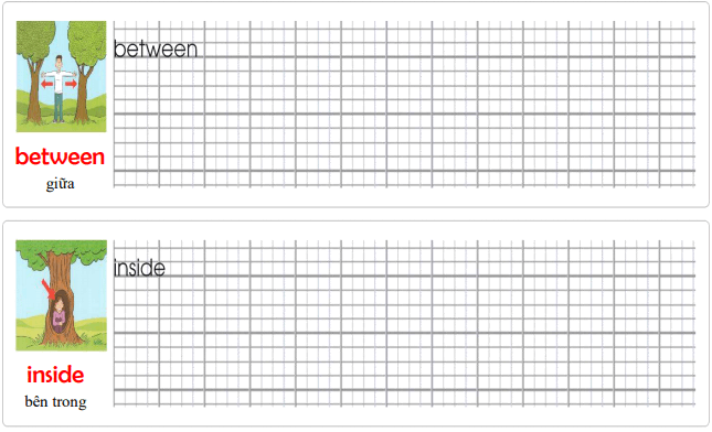 Tập viết Tiếng Anh lớp 4 Unit 11 In The Museum!