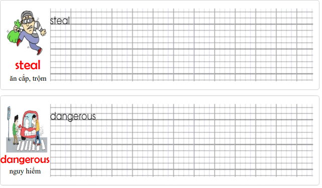 Tập viết Tiếng Anh lớp 5 Unit 11 Something new to watch