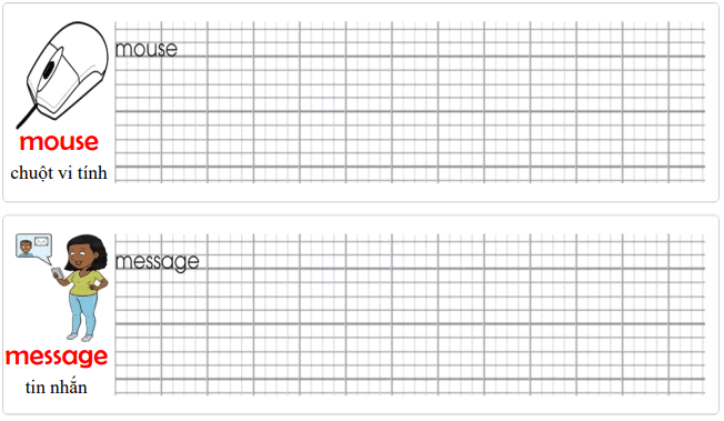 Tập viết Tiếng Anh lớp 5 Unit 12 Let's open this present first!