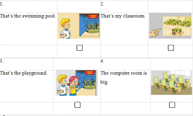 Đề thi học kì 1 lớp 3 môn tiếng Anh có file nghe