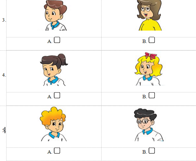 Đề thi học kì 1 lớp 3 môn tiếng Anh có file nghe