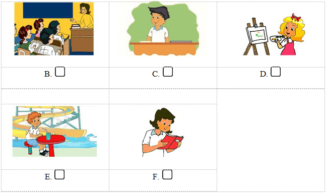 Đề thi học kì 1 lớp 3 môn tiếng Anh có file nghe