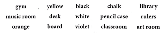 Bài tập từ vựng tiếng Anh lớp 3 Unit 9 What color is it?