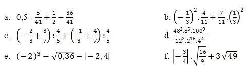 Đề cương ôn thi học kì 1 môn Toán 7
