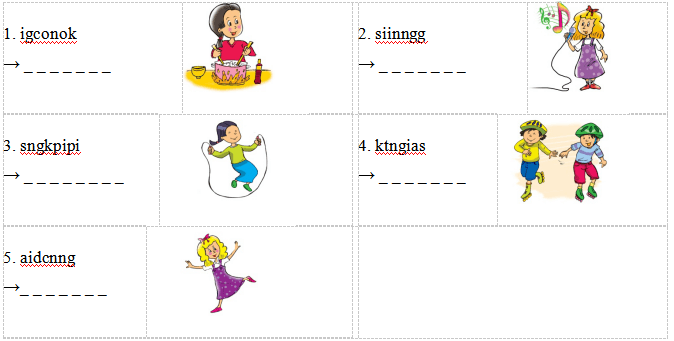 Đề thi học kì 1 lớp 4 môn tiếng Anh có file nghe