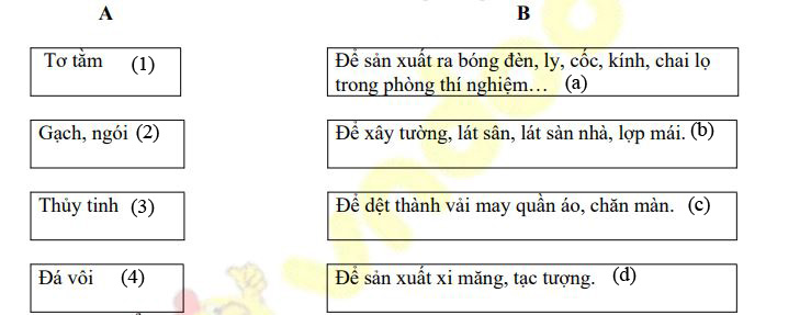 Đề thi học kì 1 lớp 5 môn Khoa học