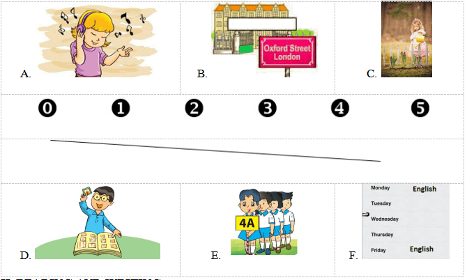 Đề thi học kì 1 môn tiếng Anh lớp 4 có file nghe
