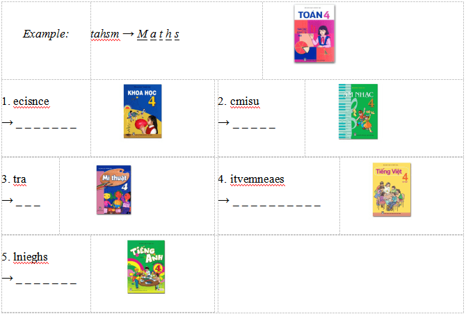 Đề thi học kì 1 môn tiếng Anh lớp 4 có file nghe
